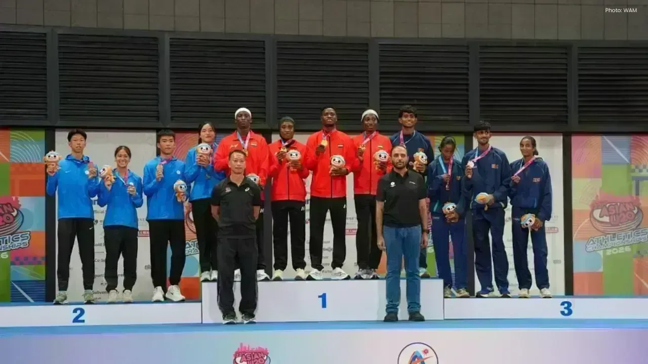 UAE Athletics Team Achieves Four Medal Wins at Asian U20 Championship