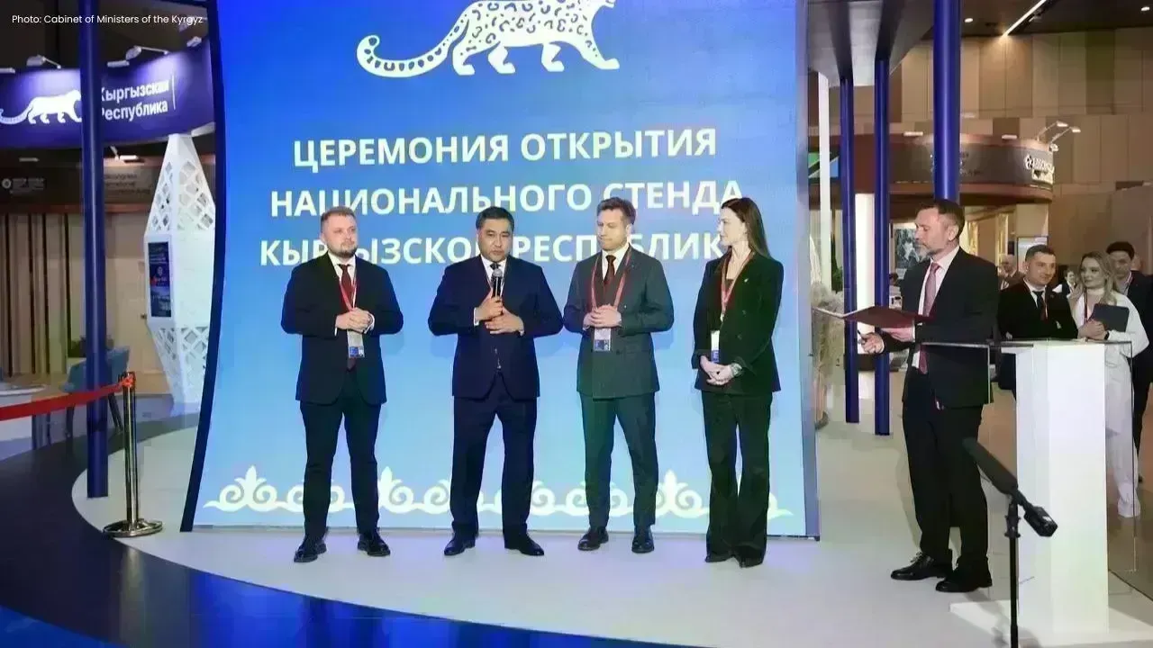 Kyrgyzstan Debuts National Stand at SPIEF 2026