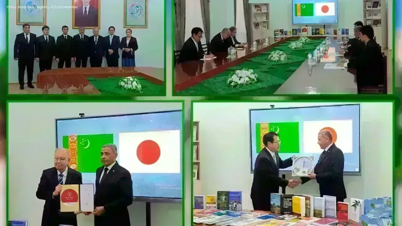 Japan Donates Books to Turkmen Agricultural University