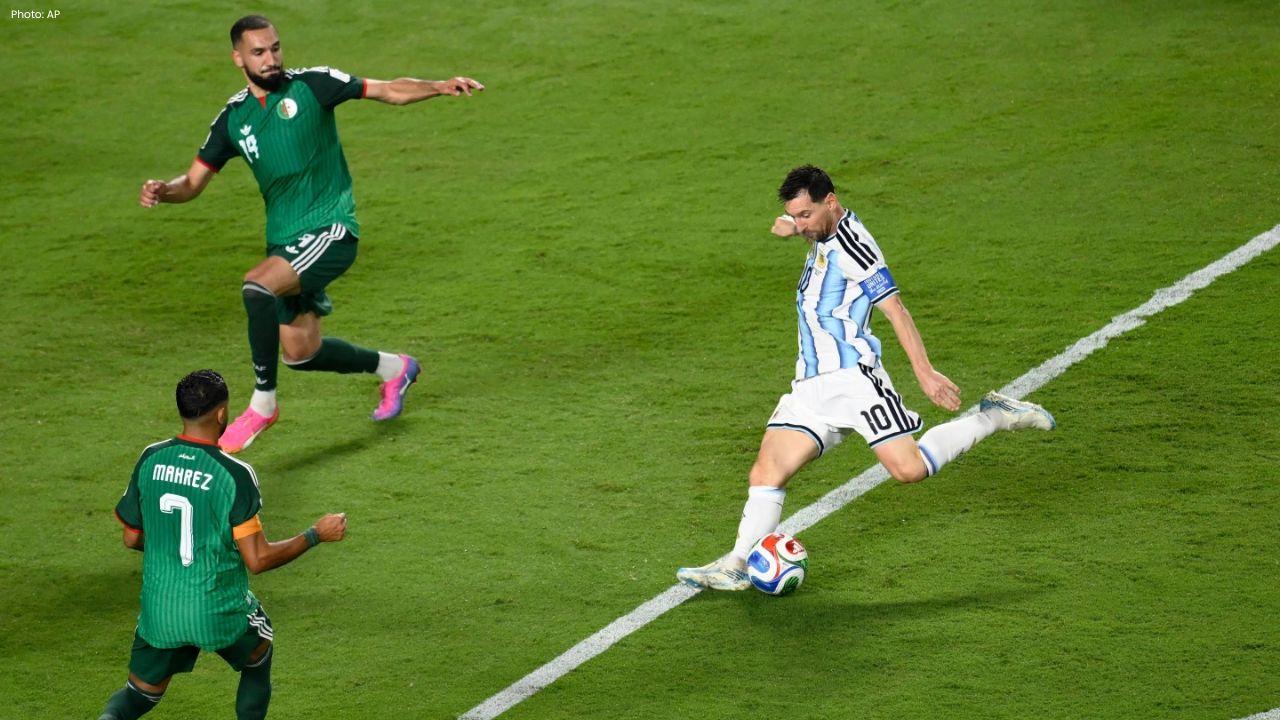 Messi Hat Trick Powers Argentina Past Algeria 3-0