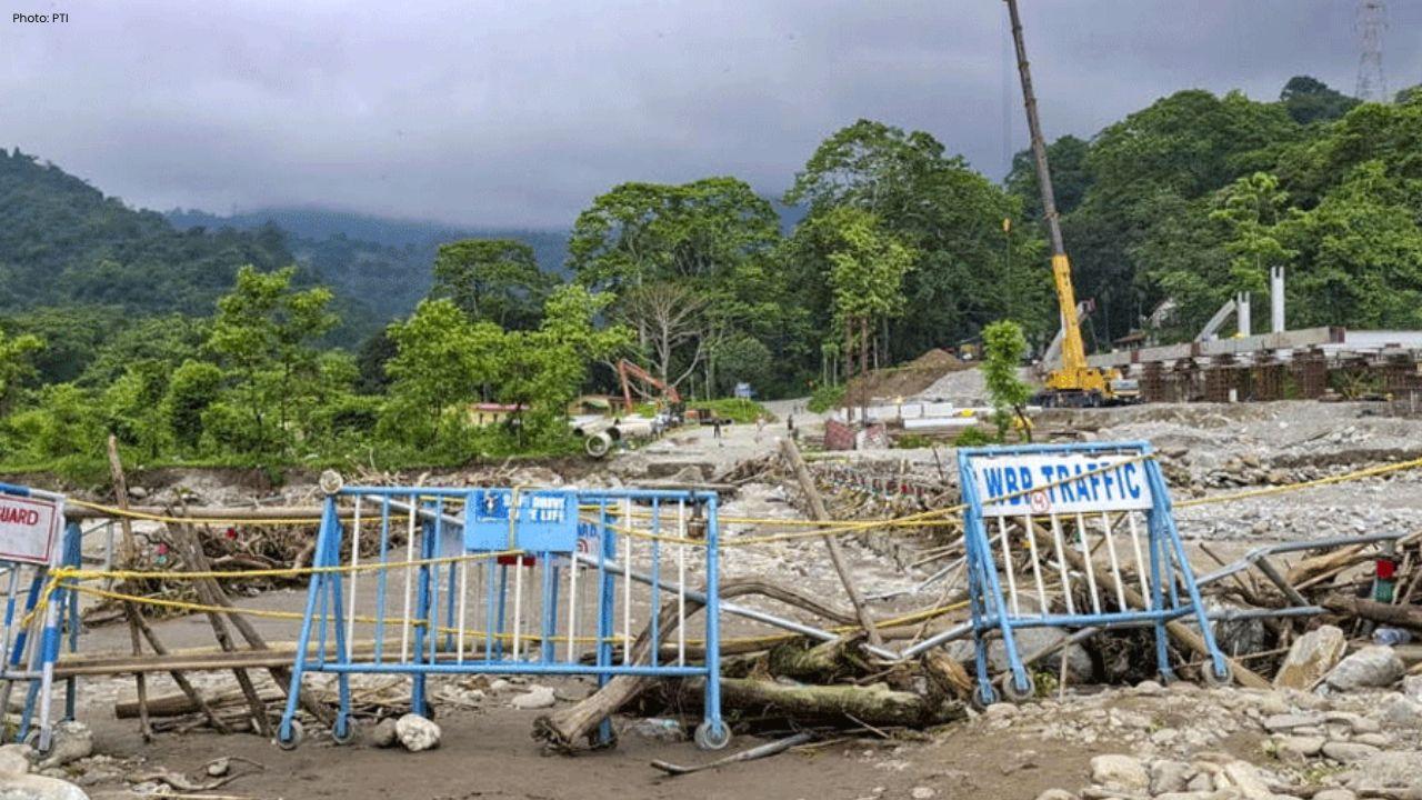 North Bengal Rains Trigger Bridge Collapse, Landslides