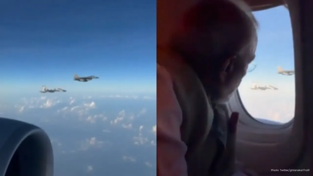 PM Modi Gets Fighter Jet Escort on Arrival in Indonesia