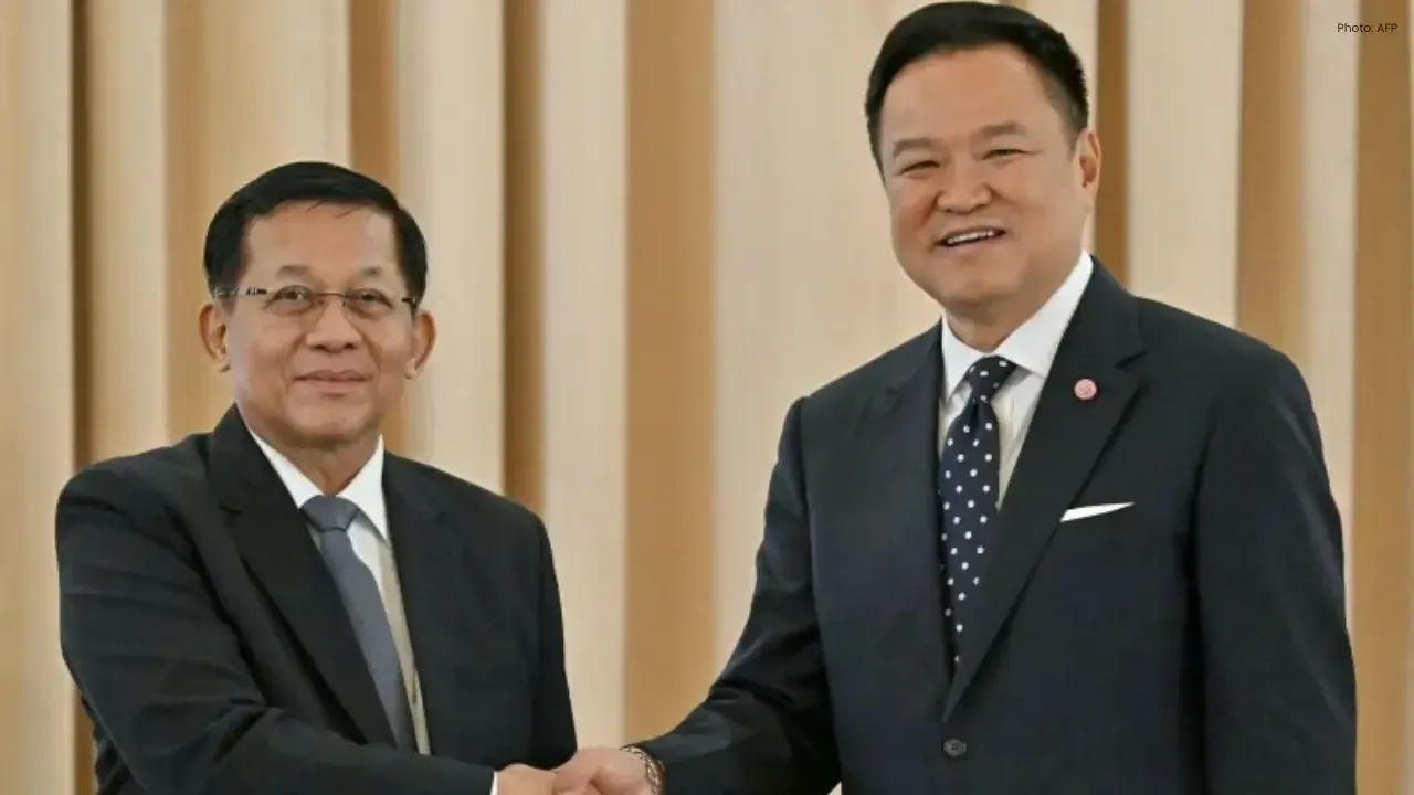 Myanmar's Min Aung Hlaing Makes First Thailand Visit Since 2021 Coup