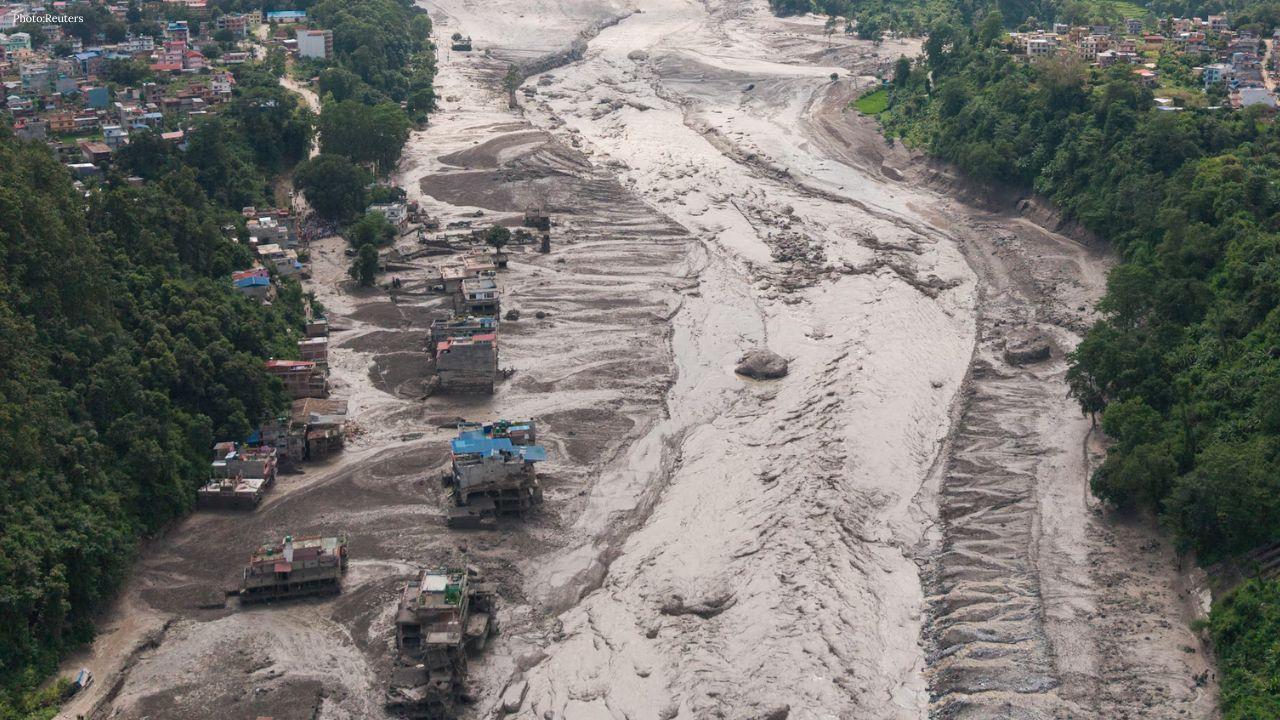 Nepal Flash Flood Sweeps Away Homes and Bridges in Gorkha